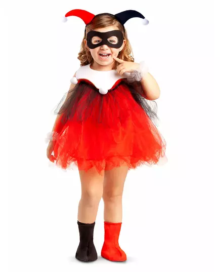 Miss Harlequin baby costume, Size: 1-2 years (80 - 92 cm)