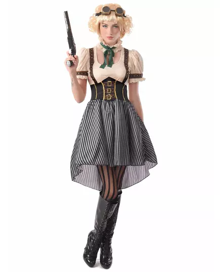 Steampunk-kostyme for kvinner, Størrelse: Small