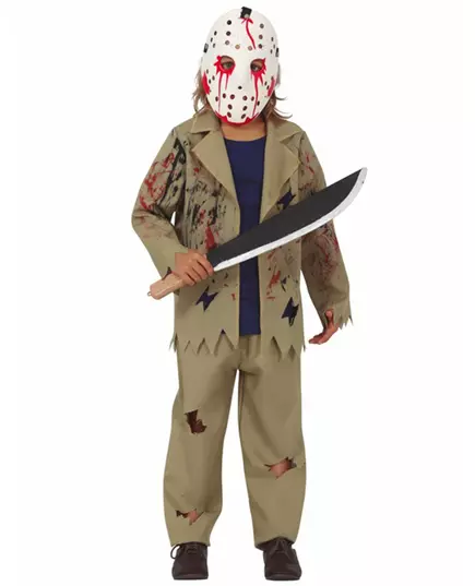 Machete-drapskostyme til gutter, Størrelse: 10–12 år (142–148 cm)