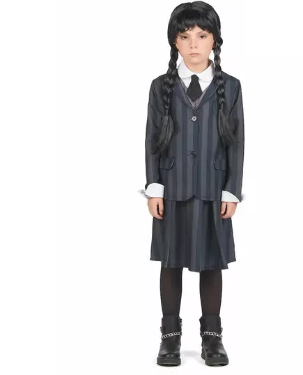 Gotisk skoleuniformkostyme for barn, Størrelse: 7–9 år (120–130 cm)