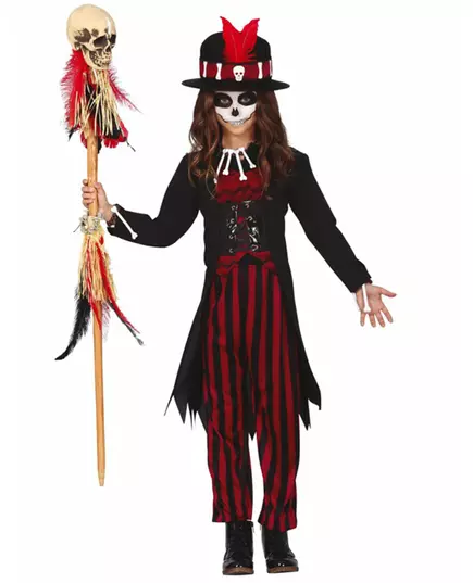 Mystical voodoo costume for girls, Size: 10-12 years (142-148 cm)