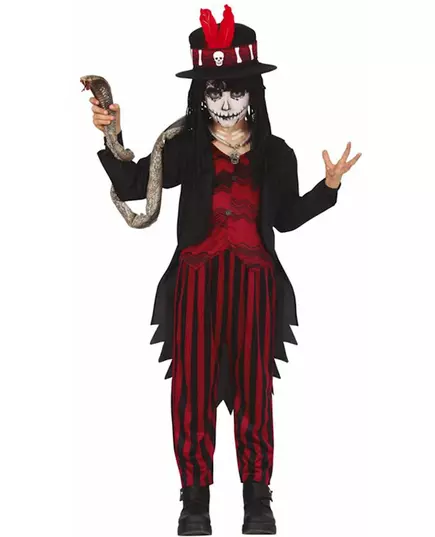 Mystisk voodoo-kostyme for gutter, Størrelse: 10–12 år (142–148 cm)