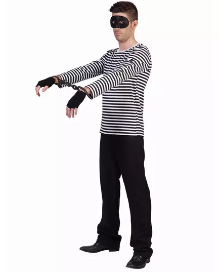 Voksen mime langermet t-skjorte, Størrelse: XX-Large