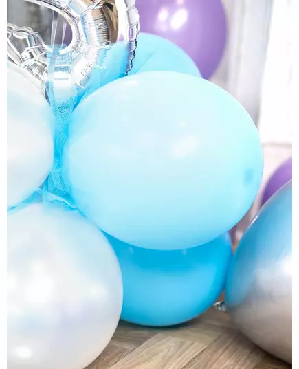 12 lyseblå ballonger 28 cm, bilde 2