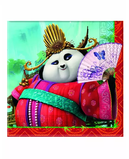 20 Kung Fu Panda 3 papirservietter 33 x 33 cm, bilde 2
