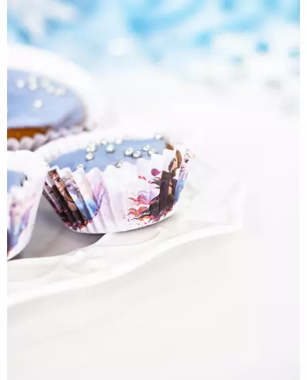 25 Frozen papir-cupcakeformer 5 x 3 cm, bilde 2