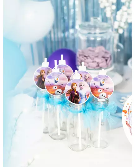 4 Frozen 2 papp medaljongsugerør, bilde 2