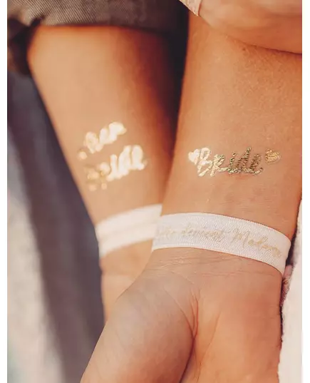 8 Miss becomes Madame rosa og gullfargede armbånd, bilde 2