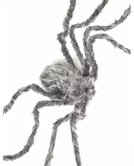 Giant Grey Hairy Spider Halloween 160cm, image 2