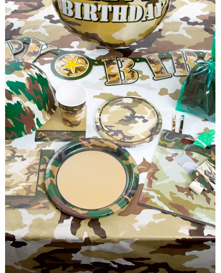 Military foil balloon 45 cm, image 2