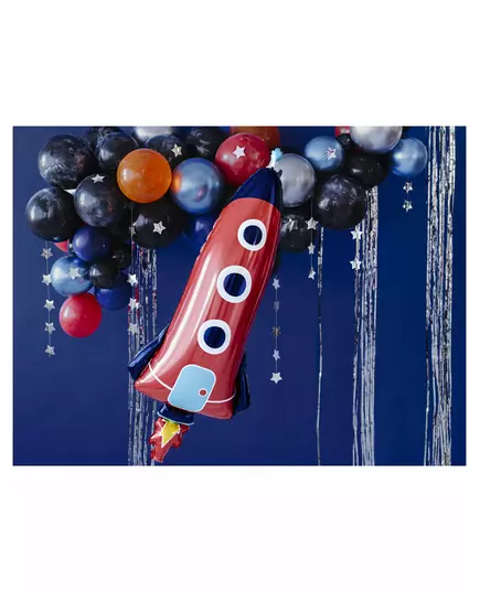 Rocket foil balloon 44 x 115 cm, image 2