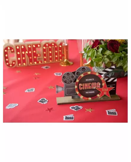 Hollywood wooden centerpiece 20 x 13 cm, image 2