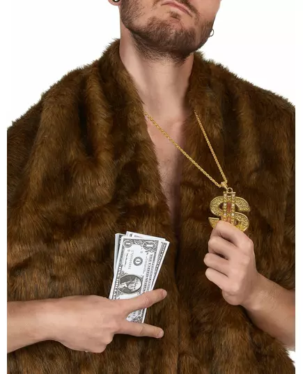 Voksen metalldollarhalskjede, bilde 2