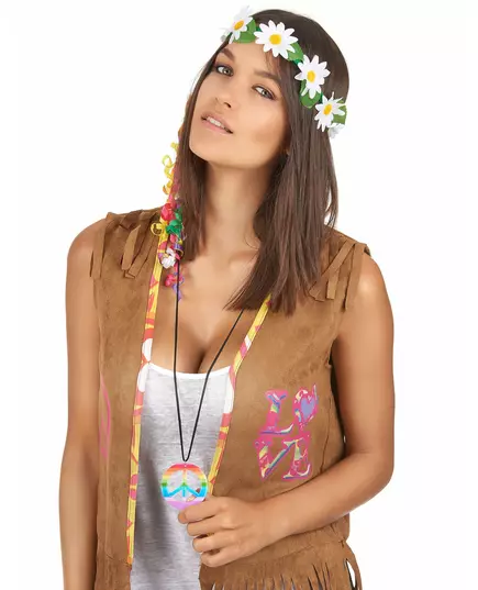Flerfarget hippiehalskjede for voksne, bilde 2