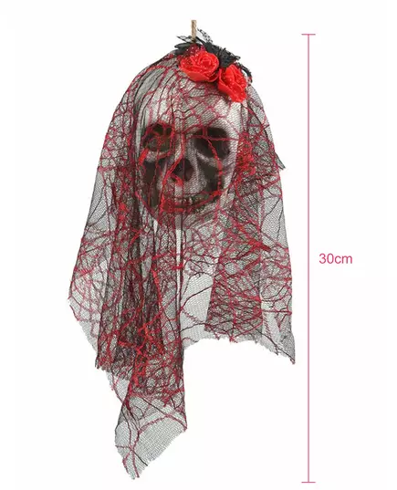 Skull bride hanging decoration 15 x 30 cm, image 2