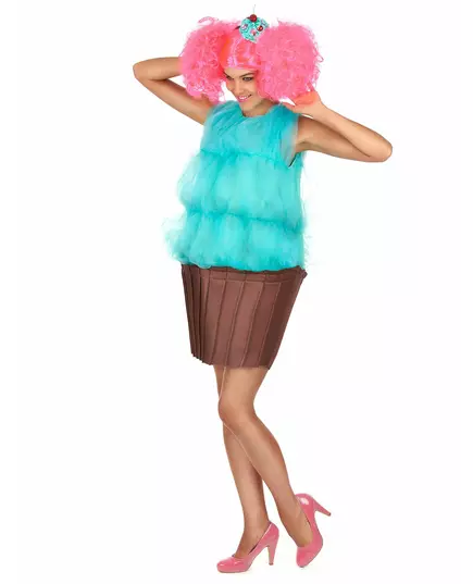 Turkis cupcake-kostyme for kvinner, bilde 2