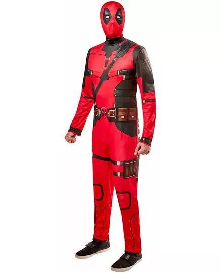 Voksen standard Deadpool-kostyme, Størrelse: Small