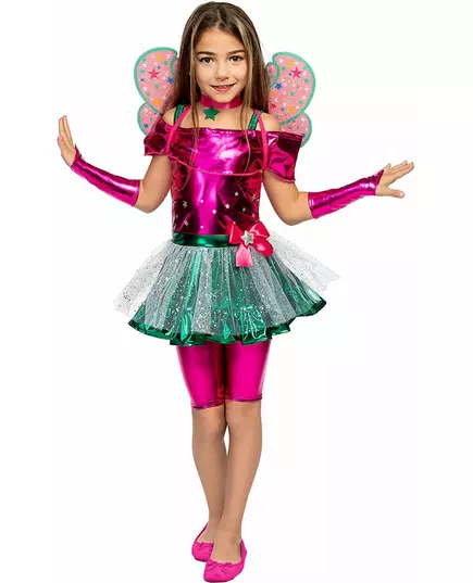 Flora Winx jentekostyme, Størrelse: 5–6 år (M)