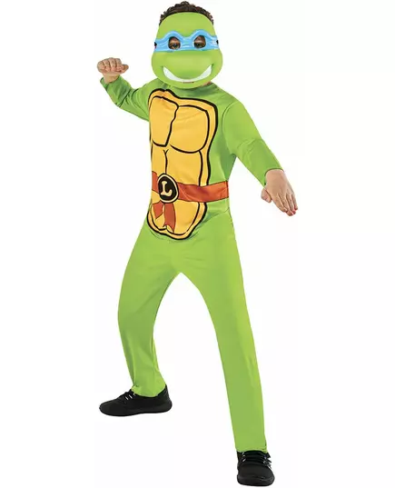 Leonardo Ninja Turtle-kostyme til barn, Størrelse: 7–8 år (122 – 128 cm)