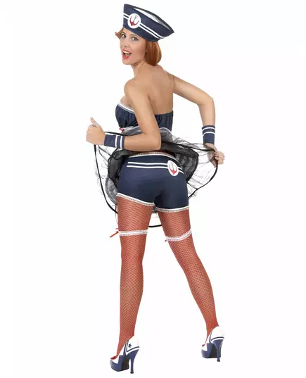 Sexy sjømannskostyme med bustier-krage til kvinner, bilde 2