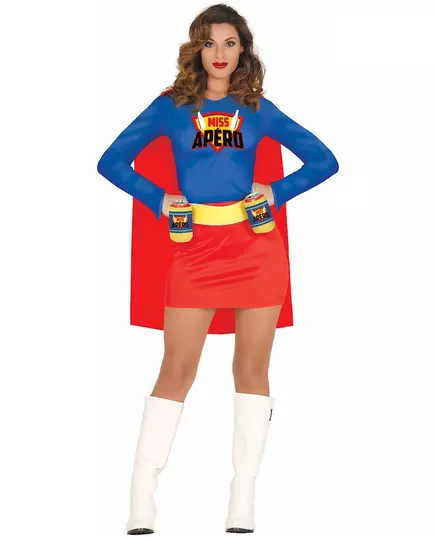 Miss Apéro women's costume, Size: Large (42-44)