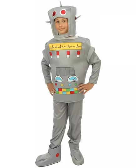 Robotkostyme for barn, Størrelse: 7–9 år (120 – 130 cm)