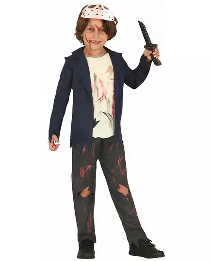 Machete Killer-kostyme til barn, Størrelse: 10–12 år (142–148 cm)