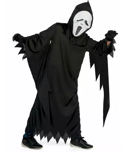 Children's horror movie killer costume, Size: 5-6 years (105-116 cm)