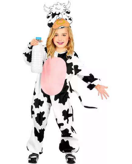 Children's cow costume, Size: 3-4 years (110 cm)