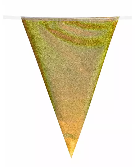 Plastic garland 10 pennants Mermaid Lagoon 30 x 20 cm, image 2