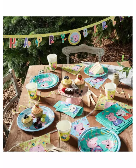 Gratulerer med dagen Peppa Gris-girlander 2 m, bilde 2