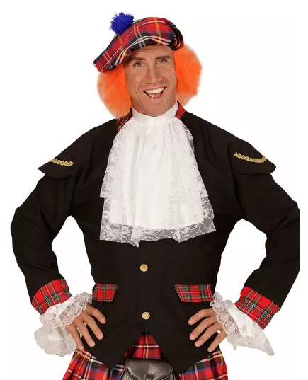 Voksen hvit blondejabot og mansjetter, bilde 2