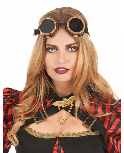 Steampunk-briller i kobber for voksne, bilde 2