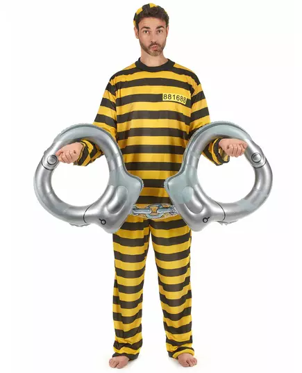 Giant inflatable handcuffs 130 cm, image 2