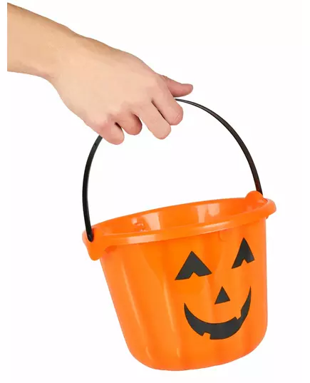 Pumpkin bucket 17 cm, image 2