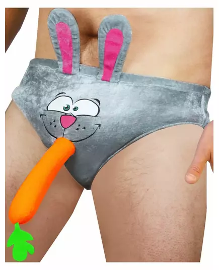 Funny rabbit head briefs, image 2