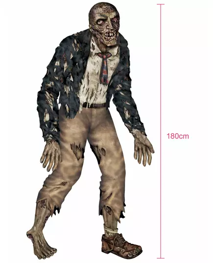 Halloween artikulert zombie 1,80 m, bilde 2