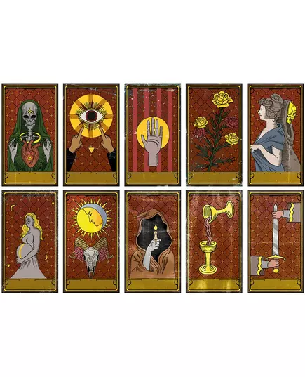 10 Voodoo Cards 11 x 20 cm, image 2