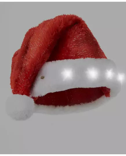 Red light-up Santa hat, image 2