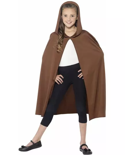 Brun hettekappe for barn, bilde 2