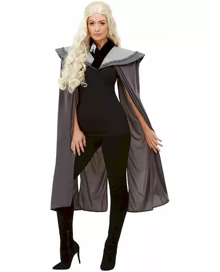 Women's gray medieval cape, image 2