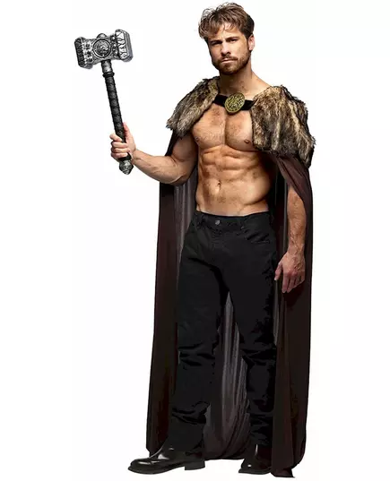 Luxury Viking Lord Cape for Adults 150 cm, image 2