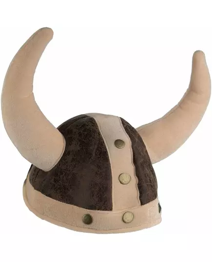 Brun myk vikinghjelm for voksne, bilde 2