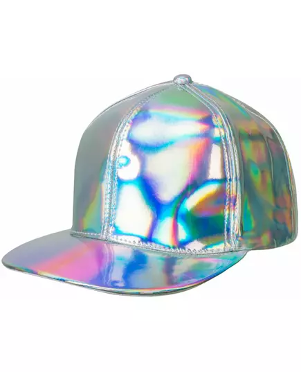 Adult iridescent silver cap, image 2