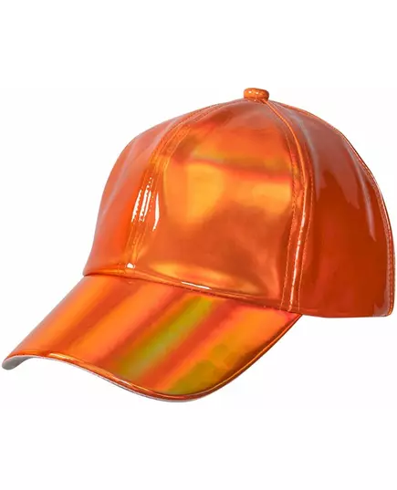 Oransje holografisk caps for voksne, bilde 2