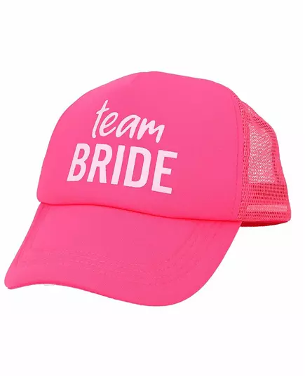 Team Bride Adult Pink Cap, image 2