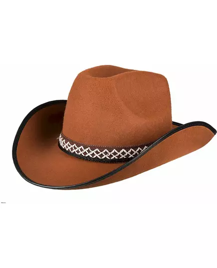 Brun cowboyhatt for barn, bilde 2