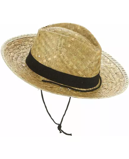 Adult straw cowboy hat, image 2
