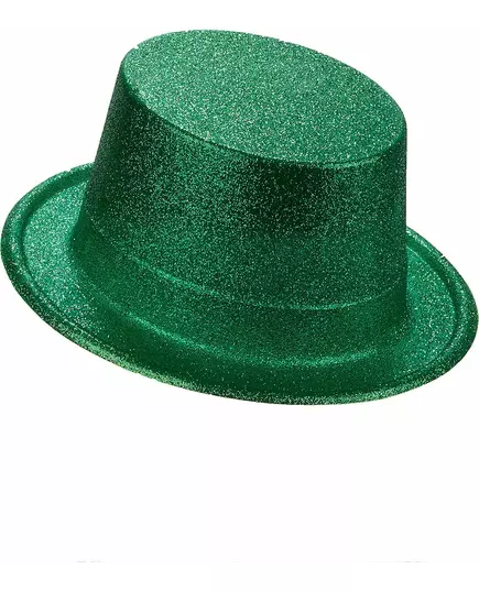 Grønn glitterplastflosshatt for voksne, bilde 2