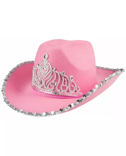 Rosa cowboy prinsessehatt til dame, bilde 2